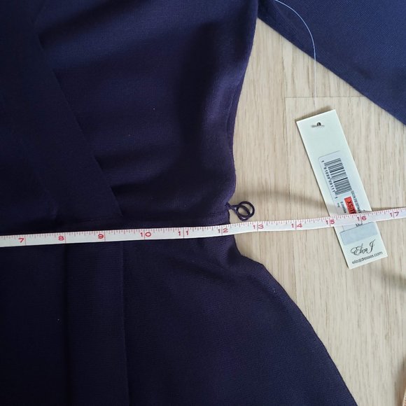 [NWT] Eliza J Midi Wrap Sweater Dress - In… - Picture 14 of 14